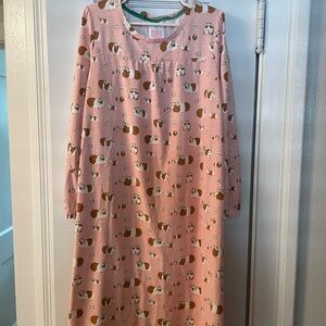 Mini Boden Dusty Pink Guinea Pigs Nightgown